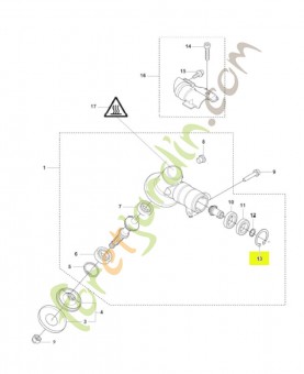 Circlips husqvarna réf : 735312510