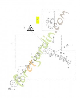 Ensemble de couvercle husqvarna  réf : 574306905