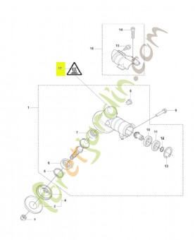 Autocollant husqvarna réf : 544843301