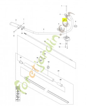 Couvercle husqvarna réf : 503722901