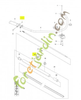 Ecrou husqvarna réf : 731231401