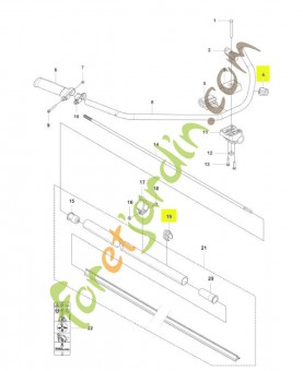 Agrafe husqvarna réf : 502211201