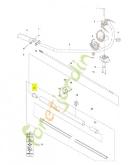 Piece d'espacement husqvarna réf : 537334402