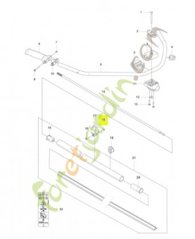 Vis husqvarna réf : 525755101