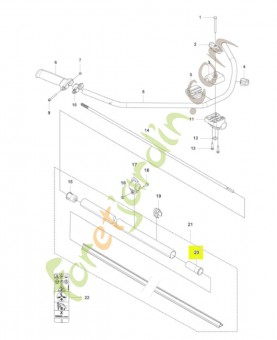 Tube d'espacement husqvarna réf : 591464201