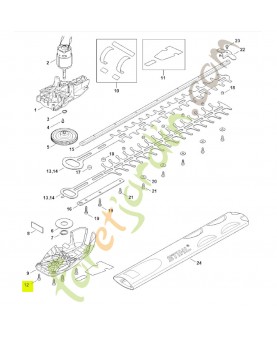 Vis cylindrique IS-P5x18 stihl réf. 9074-477-4132