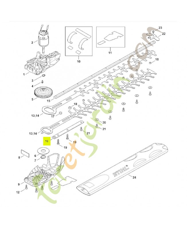 Renfort stihl réf. 4521-711-4800