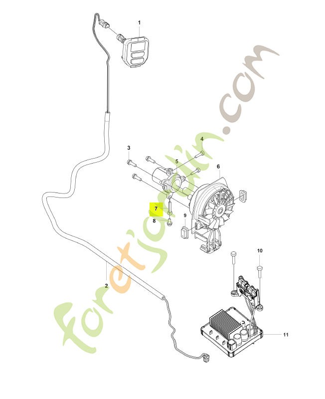 Vis husqvarna réf : 525824903