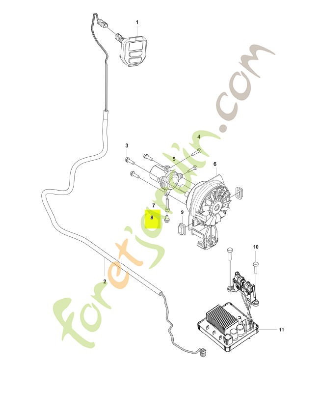 Vis husqvarna réf : 525755108