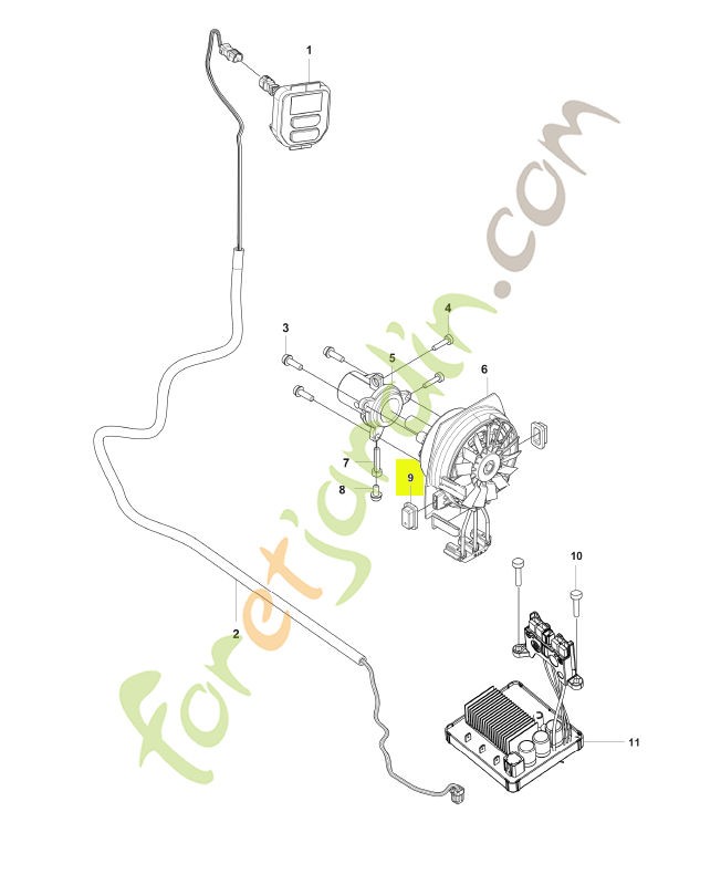 Support husqvarna ref. 503911001