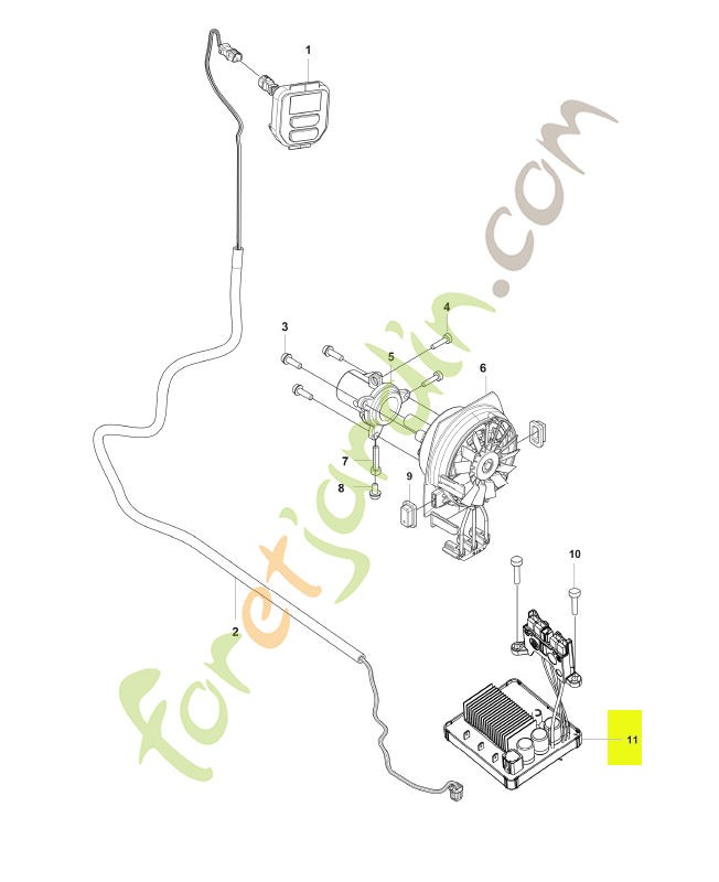 Unité de commande husqvarna  réf : 599615002