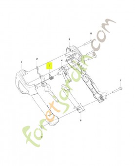 Ressort husqvarna réf : 593838601
