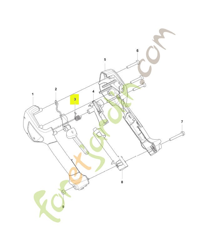 Ressort husqvarna réf : 593838601