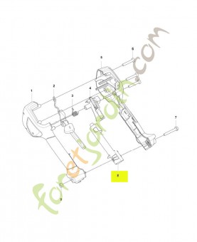 Adaptateur poignée husqvarna  réf : 534156501