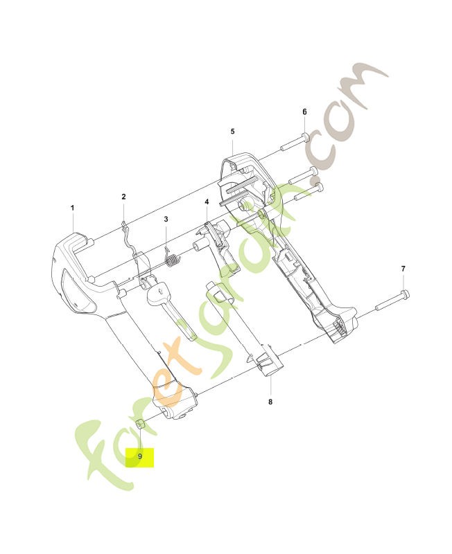 Ecrou husqvarna ref. 503221012 en stock