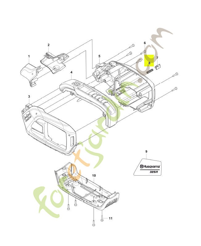 Ressort husqvarna réf : 585480001