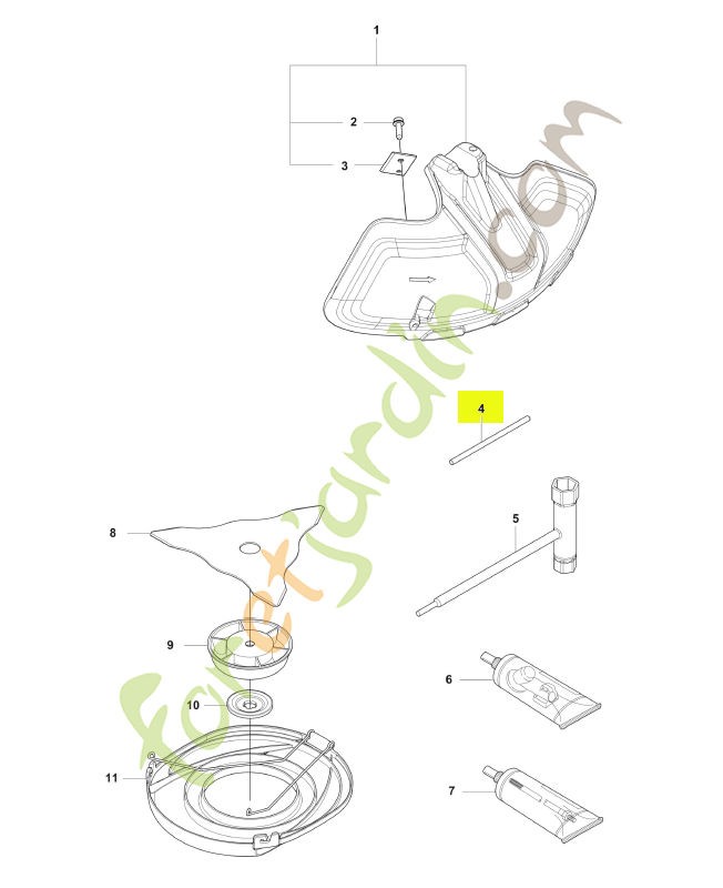 Outil de blocage husqvarna réf : 502285901