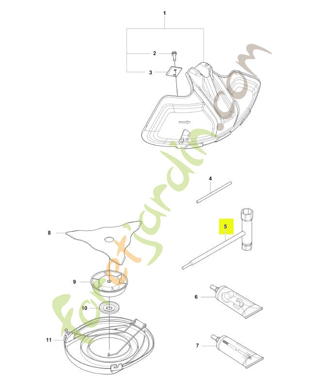 Clé mixte husqvarna réf : 575738202