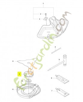 Bol de garde husqvarna réf : 503890101