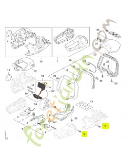 Vis cylindrique IS-P4x16 stihl réf : 9074-477-3025