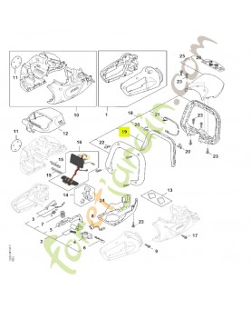 Levier de commande stihl réf. 4869-798-1600