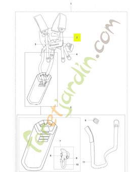 Boucle husqvarna réf : 537288301