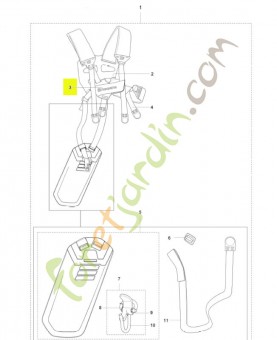 Boucle husqvarna réf : 537288401