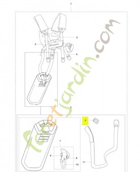 Boucle husqvarna réf : 537287001