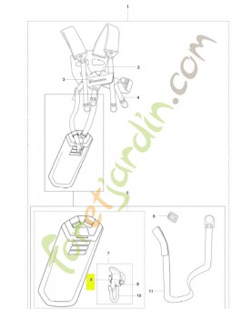 Ressort husqvarna réf : 586341001