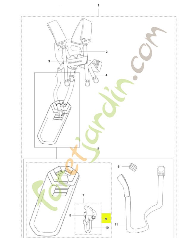 Circlip husqvarna réf : 735310920