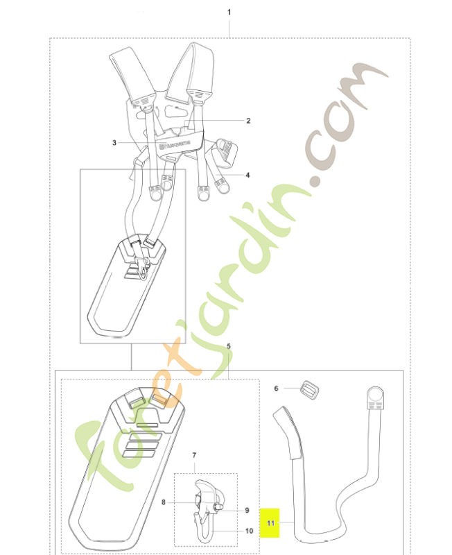 Bande husqvarna réf : 503996103