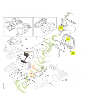 Vis cylindrique IS-P4x16 stihl réf : 9074-477-3025