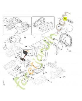 Pictogramme d'avertissement stihl réf. HA06-967-7200