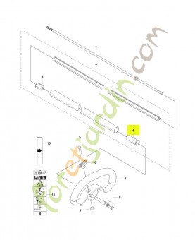 Tube d'espacement husqvarna réf : 591464201
