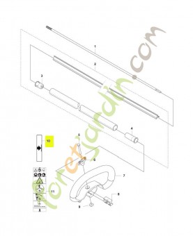 Autocollant husqvarna réf : 503692601