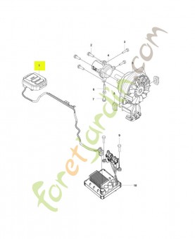 Panneau de contrôle husqvarna  réf : 531063001