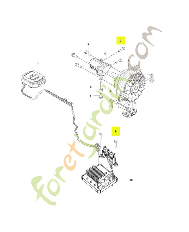 Vis husqvarna réf : 580292901