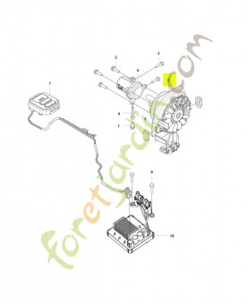 Moteur husqvarna réf : 595010709