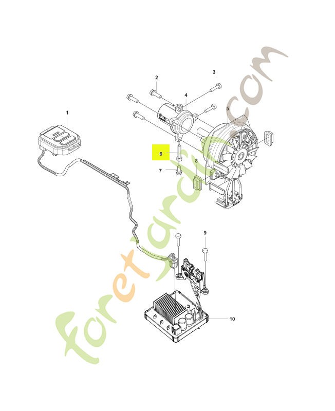 Vis husqvarna réf : 525824903