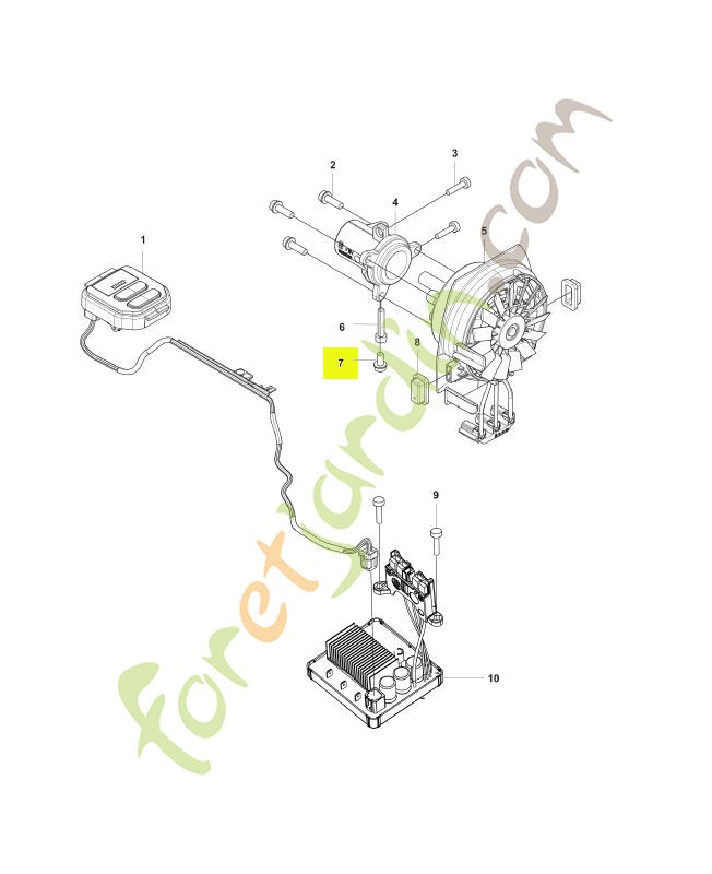 Vis husqvarna réf : 525755108