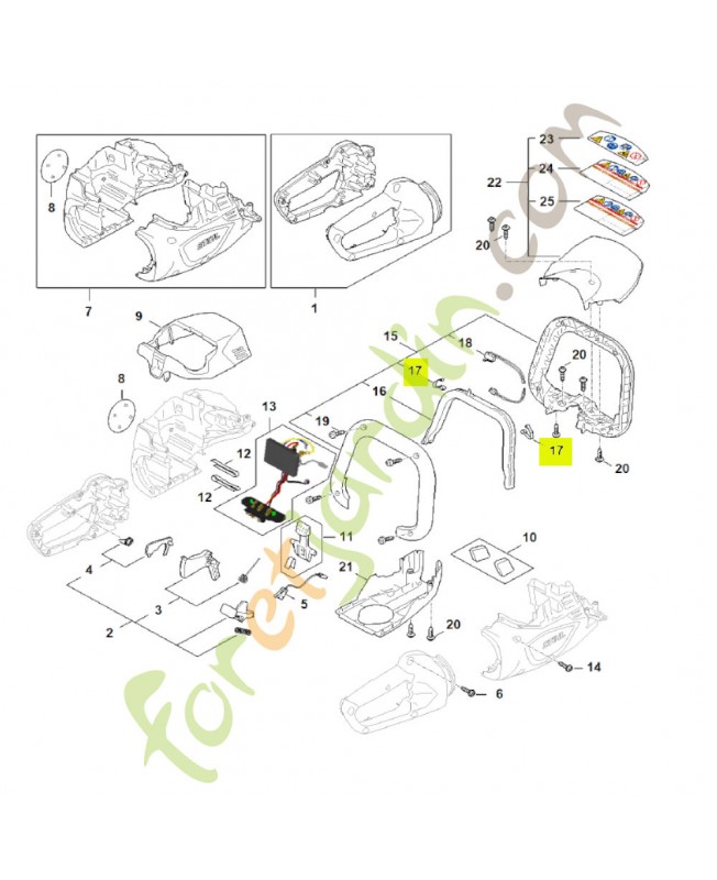 Ressort de connexion stihl réf. 4242-442-1600