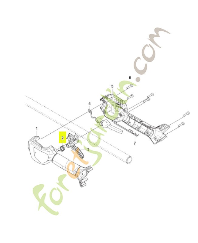 Ressort husqvarna réf : 593652801