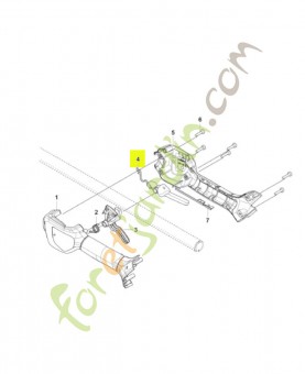 Gâchette de sécurité husqvarna  réf. 531293601