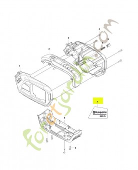 Autocollant 325irj husqvarna réf : 594095112