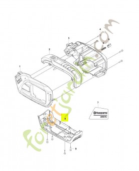 Plaque de protection husqvarna réf : 591461901