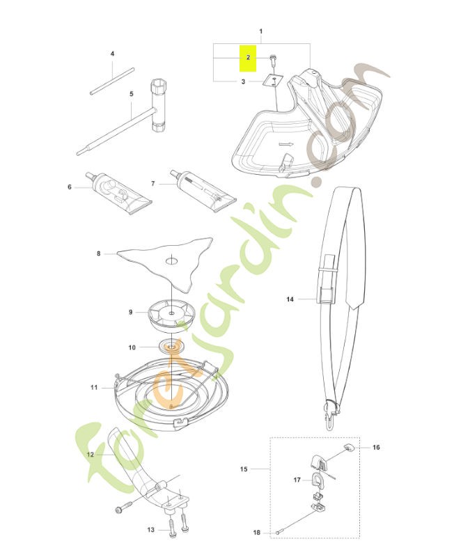 Vis husqvarna réf : 576275601