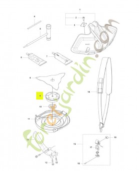 Bol de garde husqvarna réf : 503890101
