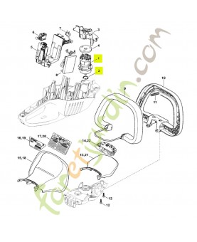 Moteur électrique hsa 66 stihl réf. 4851-600-0206