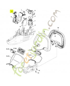 Commutateur m/a stihl réf. 4851-430-0502