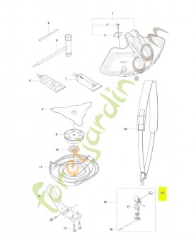 Bouton husqvarna réf : 537130402